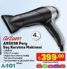 ARZUM SAÇ KURUTMA MAKİNESİ